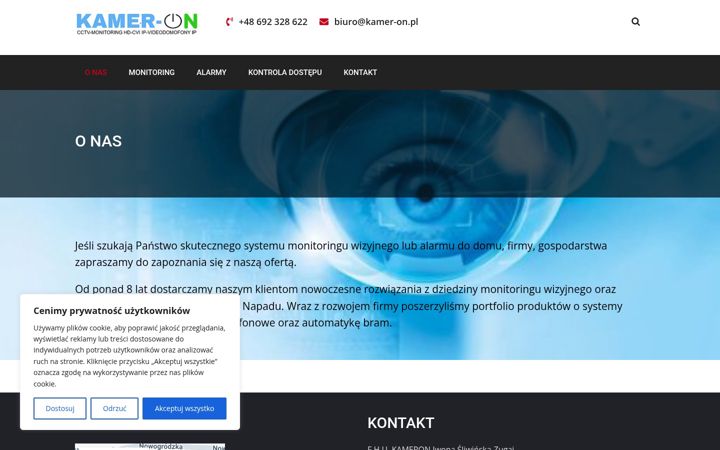 Screenshot of kamer-on.pl