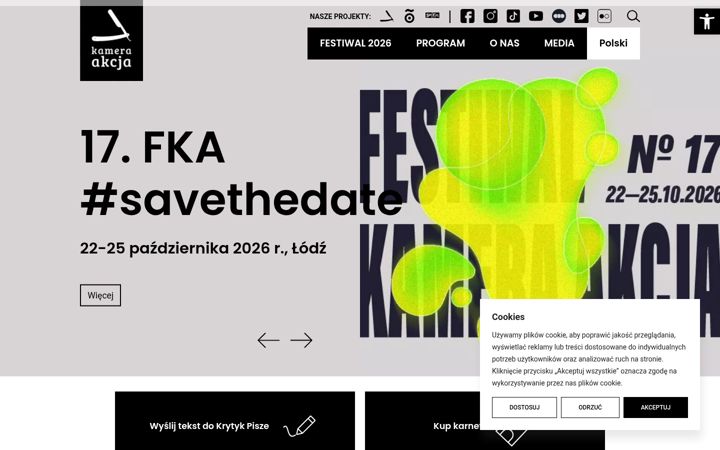 Screenshot of kameraakcja.com.pl