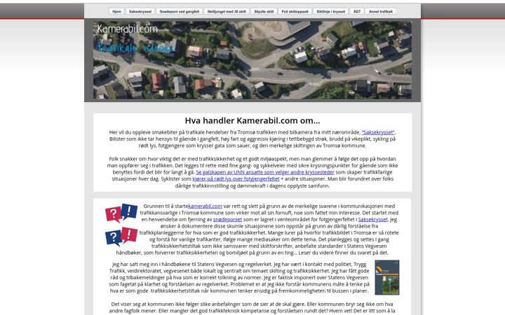 Screenshot of kamerabil.com