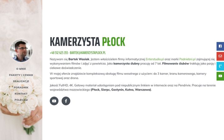 Screenshot of kamerzystaplock.pl
