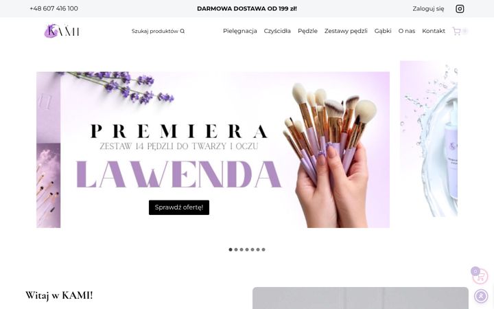 Screenshot of kami-store.pl