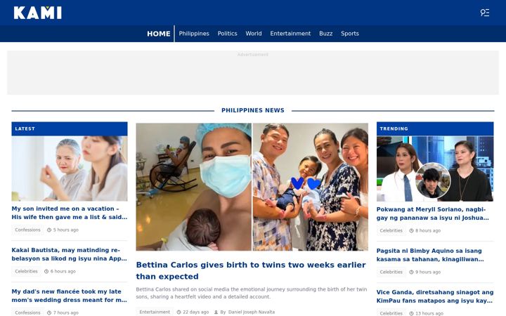 Screenshot of kami.com.ph
