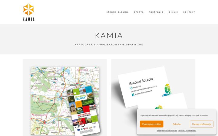 Screenshot of kamia.pl