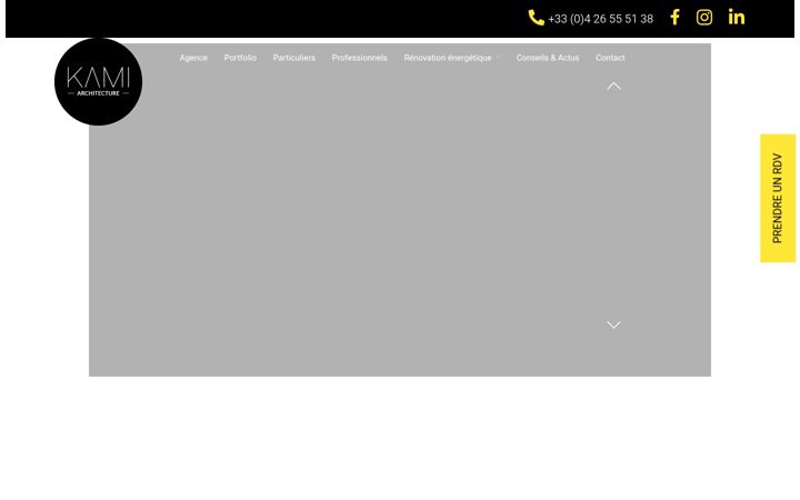 Screenshot of kamiarchitecture.fr