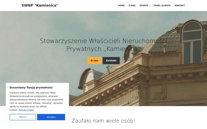 Screenshot of kamienica.poznan.pl
