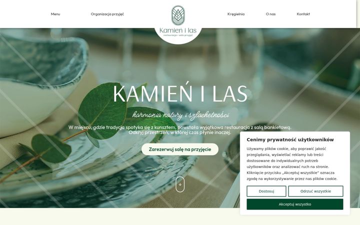 Screenshot of kamienilas.pl