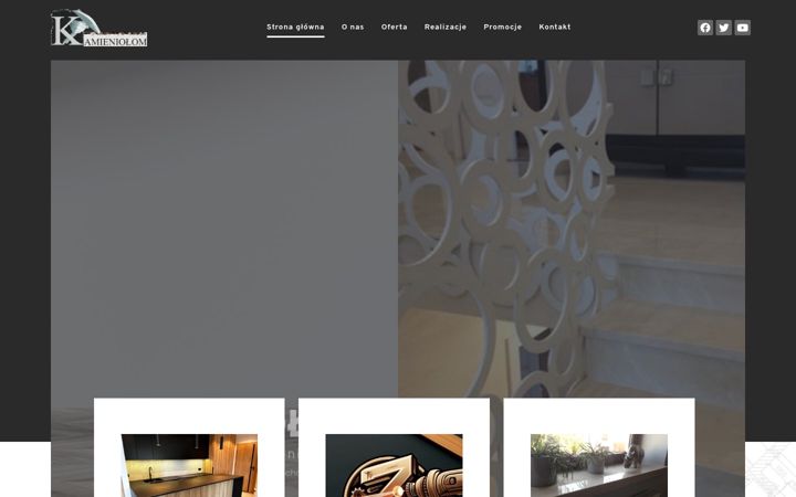 Screenshot of kamieniolom.net