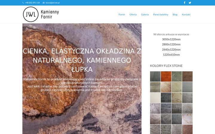 Screenshot of kamiennyfornir.pl