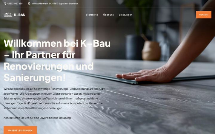 Screenshot of kamil-kbau.de