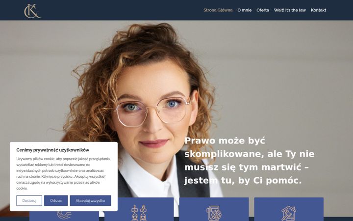Screenshot of kamilaczekaj.pl