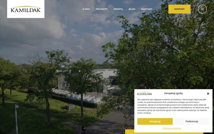 Screenshot of kamildak.pl