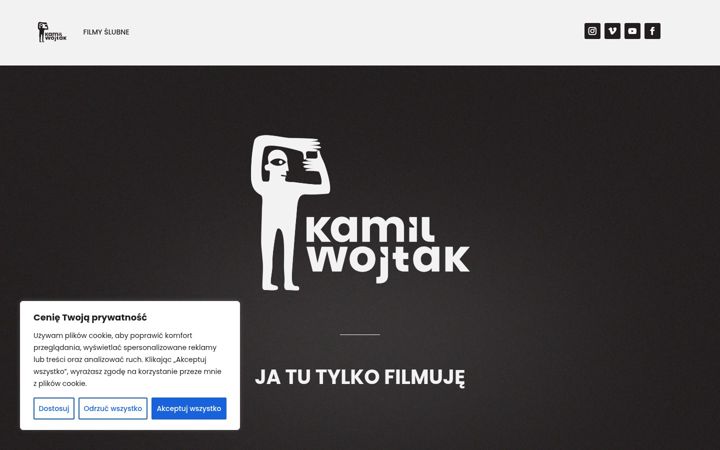 Screenshot of kamilwojtak.com