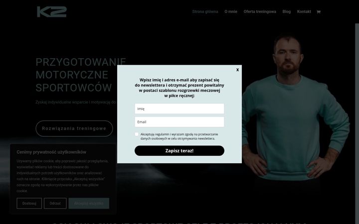 Screenshot of kamilzawada.com