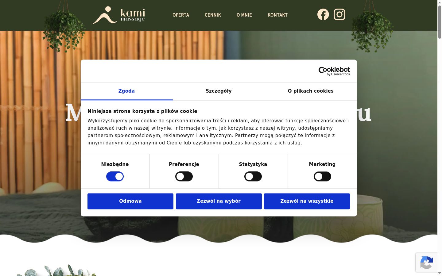 Captura de ecrã do banner de consentimento apresentado antes de qualquer interação