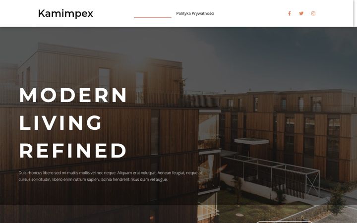 Screenshot of kamimpex.pl