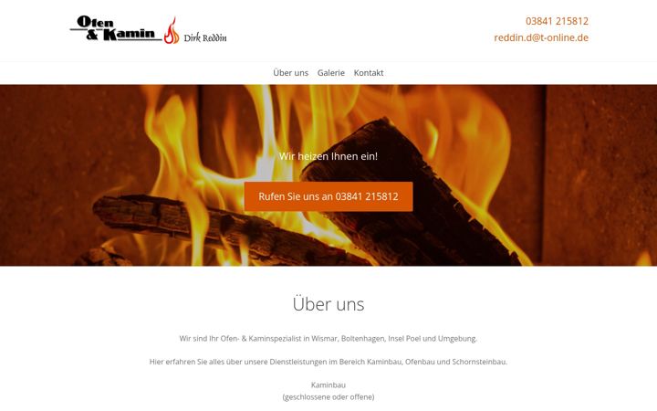 Screenshot of kamin-reddin.de
