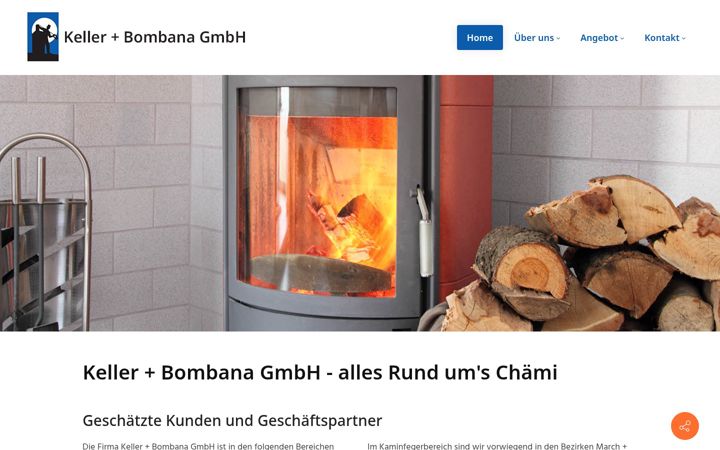 Screenshot of kamin.ch