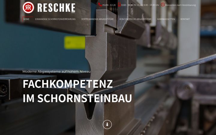 Zrzut ekranu kaminbau-reschke.de