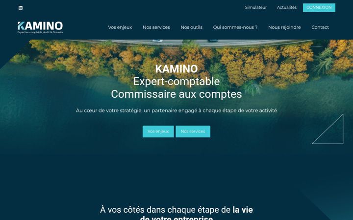 Screenshot of kamino-expertise.fr