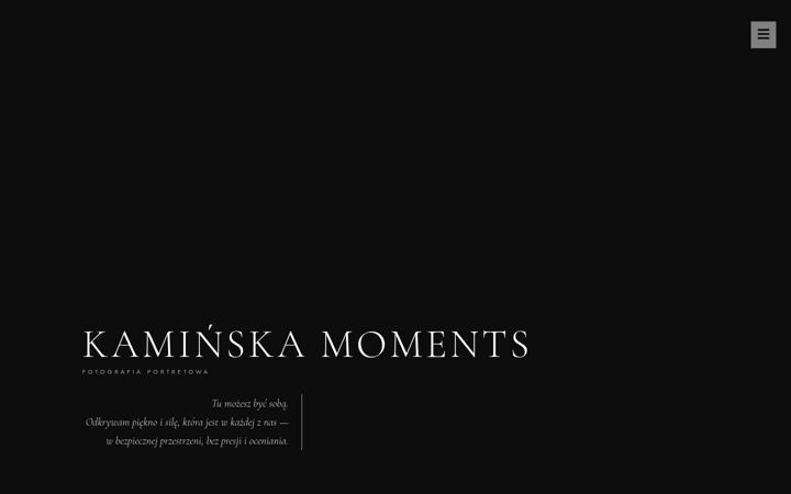 Screenshot of kaminskamomentsphotography.pl