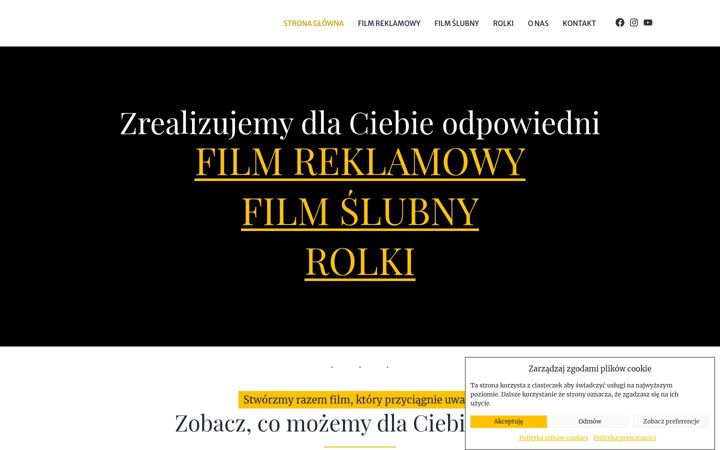 Screenshot of kaminski-film.pl