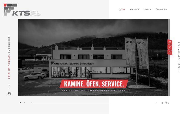 Screenshot of kamintechnik.at