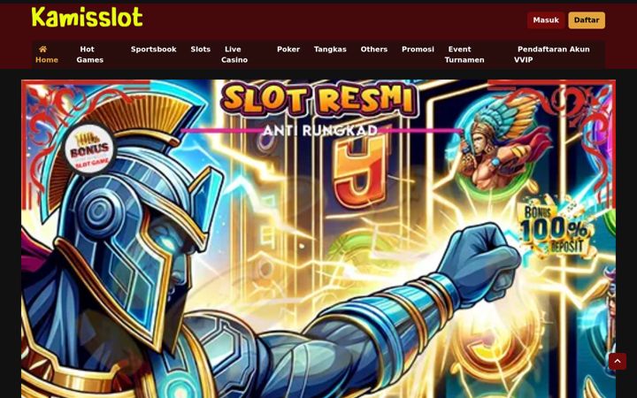 Screenshot of kamisslot.com