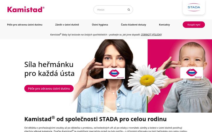 Screenshot of kamistad.cz