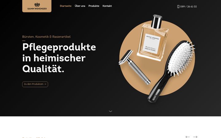 Screenshot of kamm-weninger.com