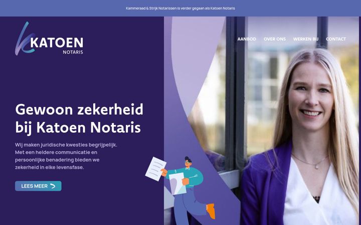 Screenshot of kammeraadstrijk.nl