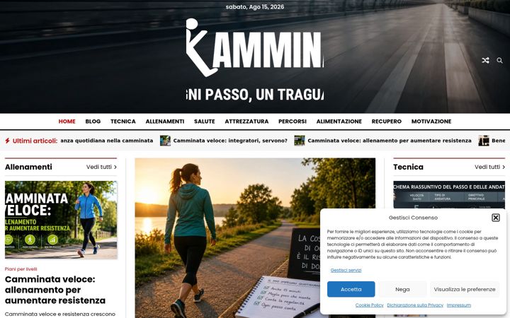 Screenshot of kammina.it