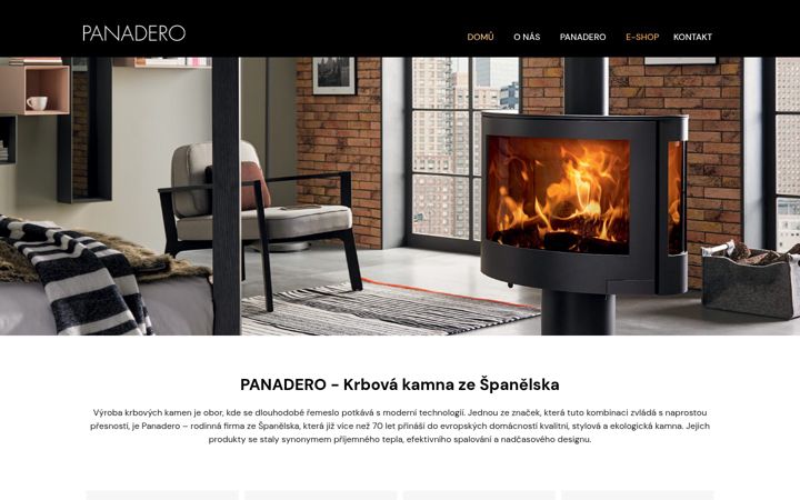 Screenshot of kamna-panadero.cz