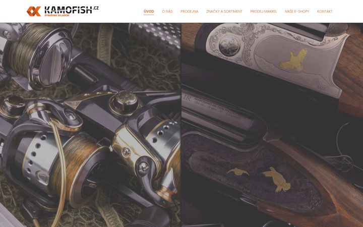 Screenshot of kamofish.cz