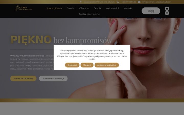 Screenshot of kamoklinika.pl
