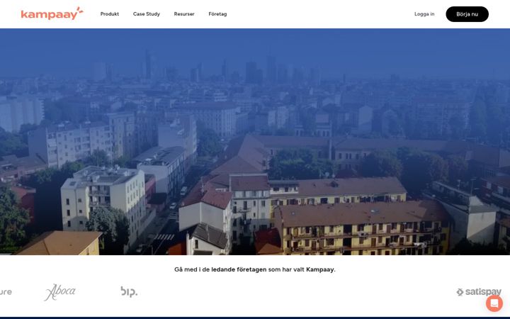 Screenshot of kampaay.se