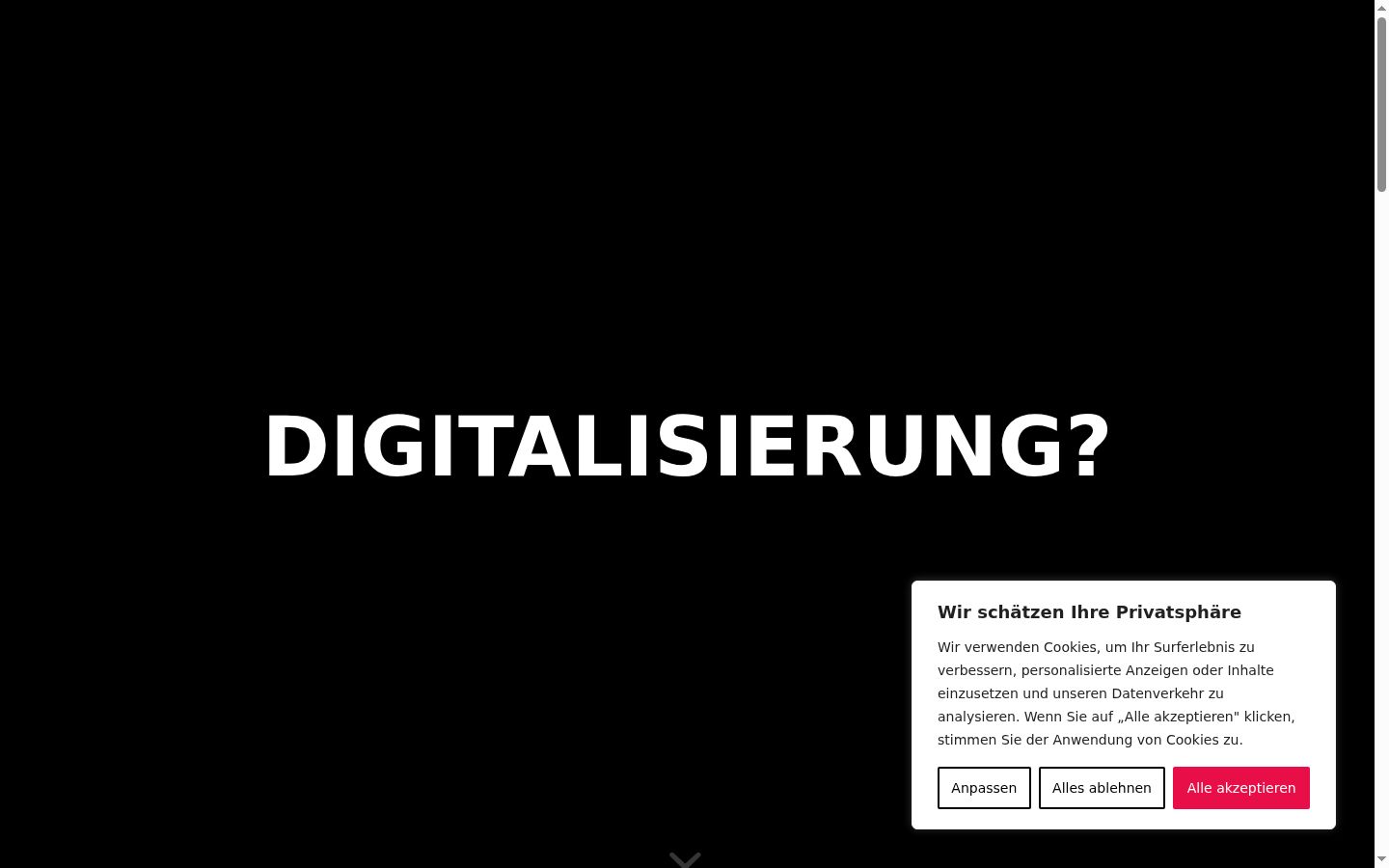Screenshot tal-banner tal-kunsens muri qabel kwalunkwe interazzjoni