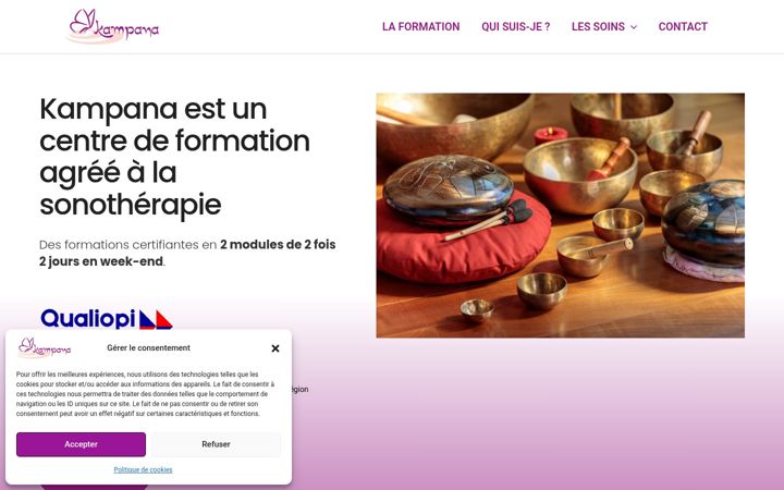 Screenshot of kampana.fr