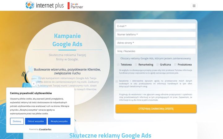 Screenshot of kampanie-reklamowe.pl