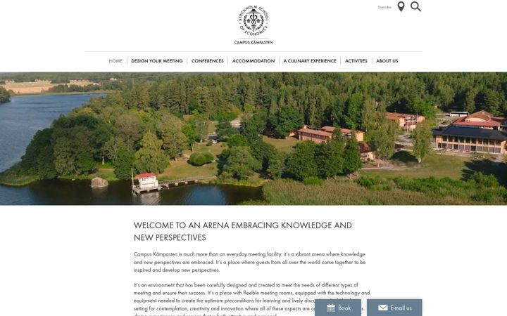 Screenshot of kampasten.se