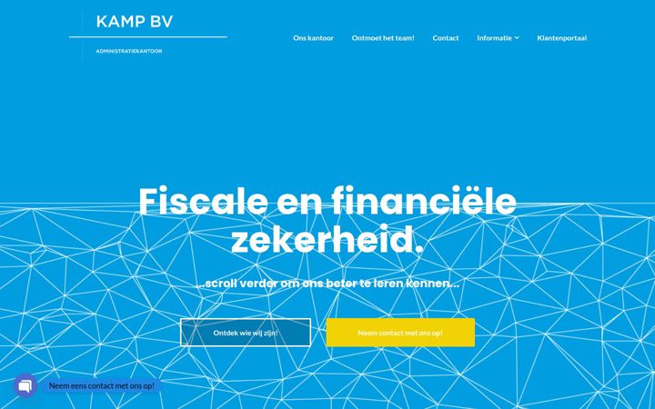 Screenshot of kampbv.nl