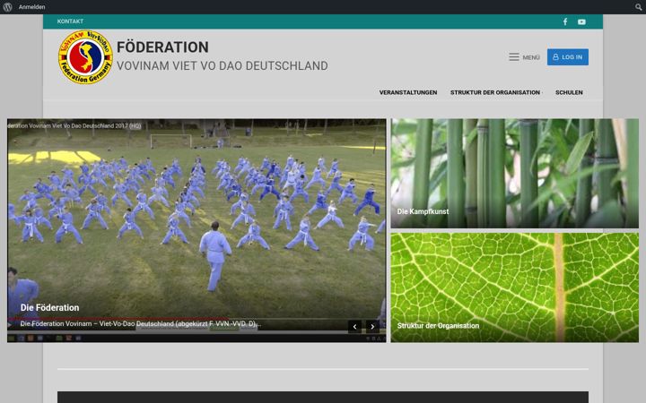 Screenshot of kampfkunst-vovinam.de