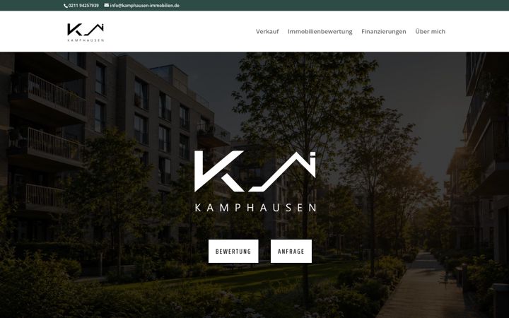 Screenshot of kamphausen-immobilien.de