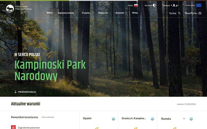 Screenshot of kampn.gov.pl