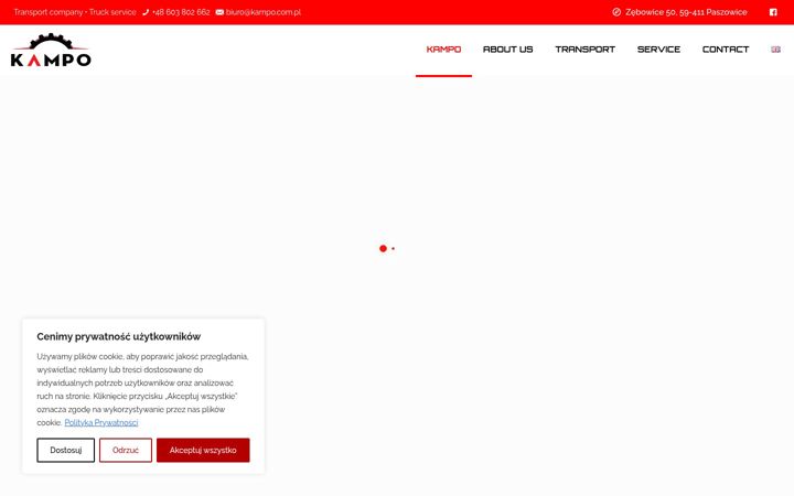 Screenshot of kampo.com.pl