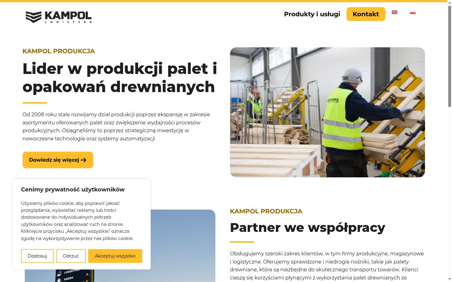 Zrzut ekranu banera zgody wyświetlanego przed jakąkolwiek interakcją