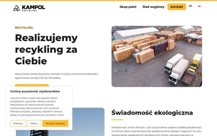 Screenshot of kampol-recykling.pl