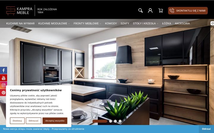 Screenshot of kampra.pl