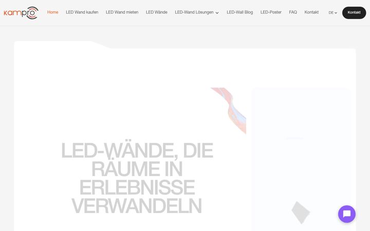 Screenshot of kampro.de