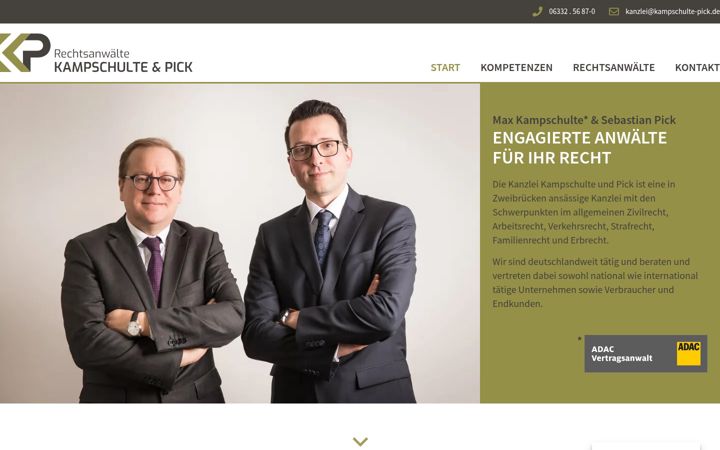 Screenshot of kampschulte-pick.de