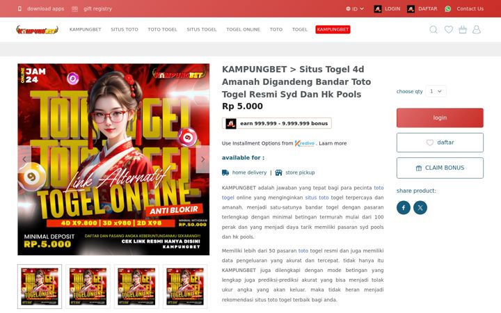 Screenshot of kampungselera.com